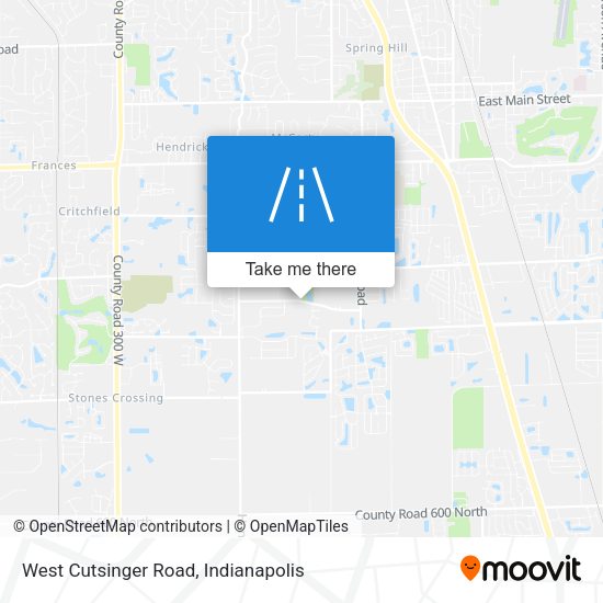 West Cutsinger Road map