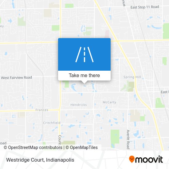 Mapa de Westridge Court