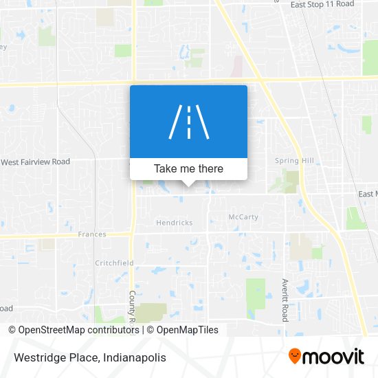 Westridge Place map