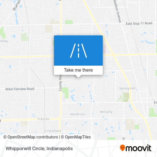 Whipporwill Circle map