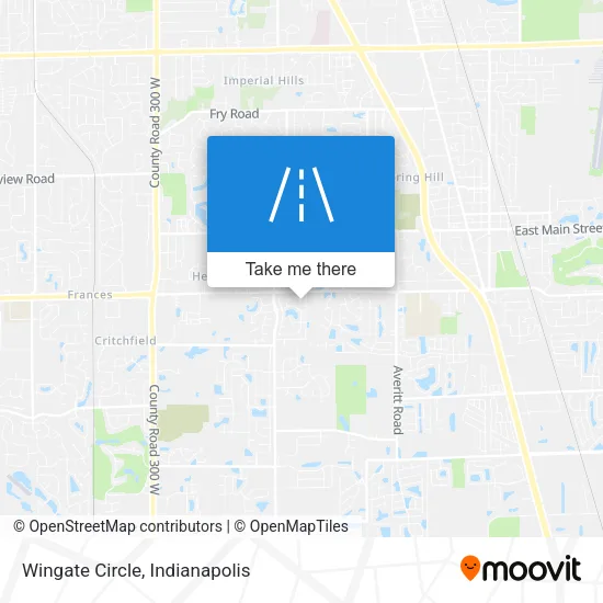 Mapa de Wingate Circle