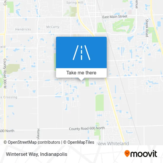 Winterset Way map