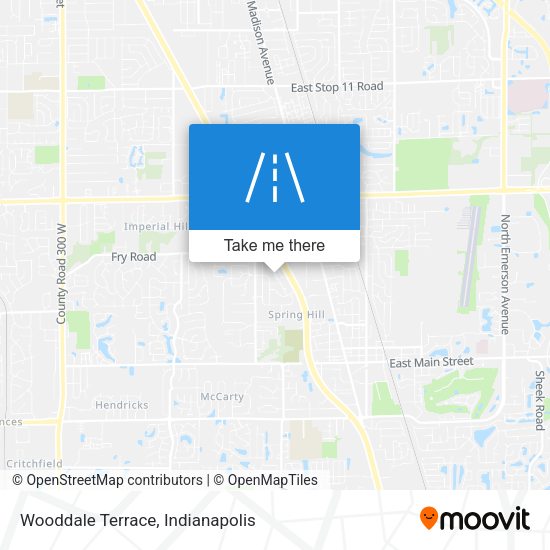 Wooddale Terrace map