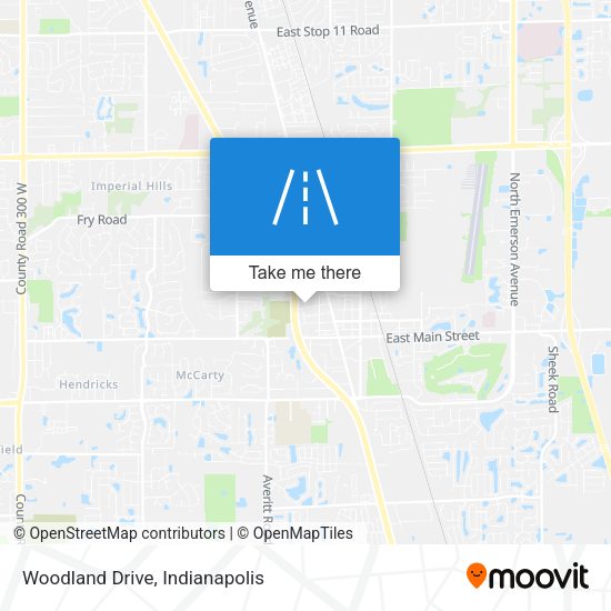 Woodland Drive map