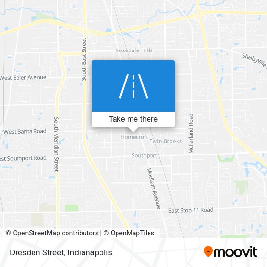 Dresden Street map