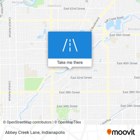 Abbey Creek Lane map