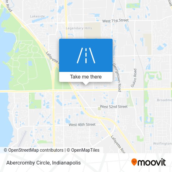 Abercromby Circle map