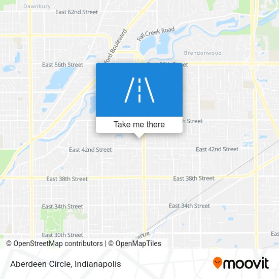 Mapa de Aberdeen Circle