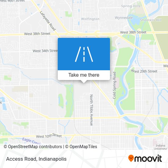 Mapa de Access Road