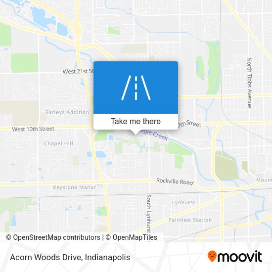 Acorn Woods Drive map