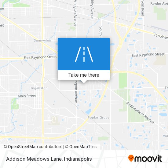 Addison Meadows  Lane map