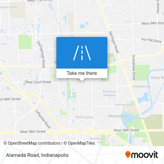 Alameda Road map