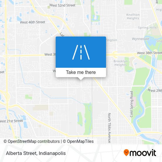 Mapa de Alberta Street