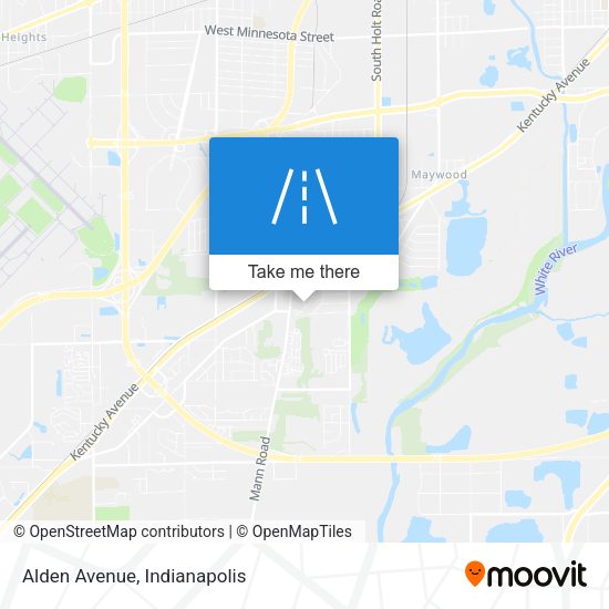 Mapa de Alden Avenue