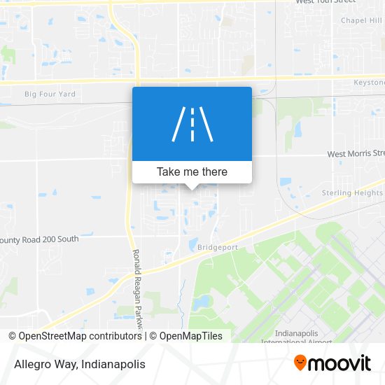 Allegro Way map