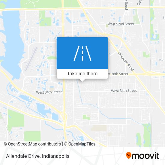 Mapa de Allendale Drive