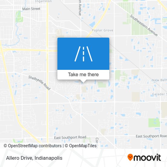 Allero Drive map