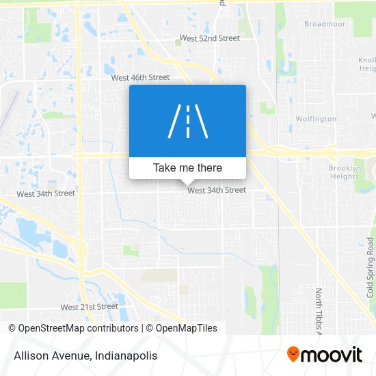 Mapa de Allison Avenue