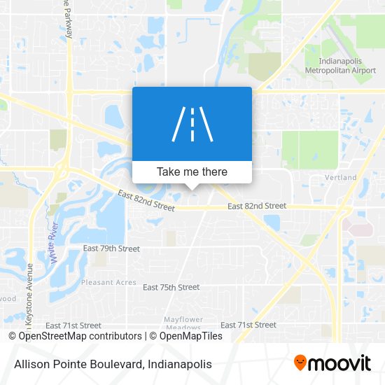 Allison Pointe Boulevard map