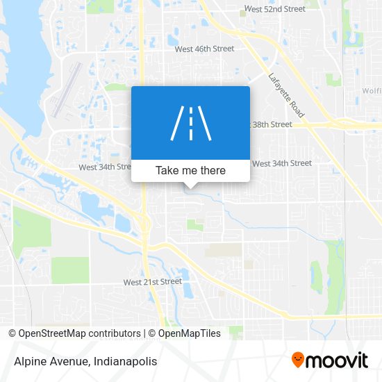 Mapa de Alpine Avenue