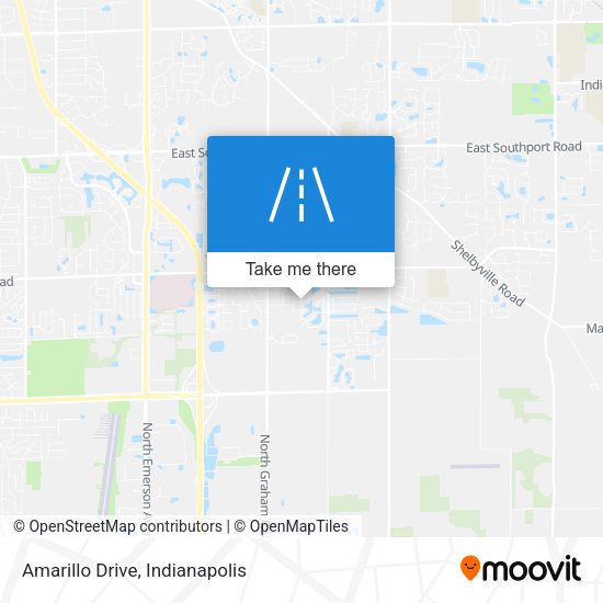 Amarillo Drive map