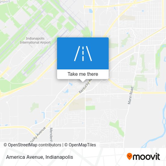 America Avenue map