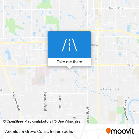 Andalusia Grove Court map