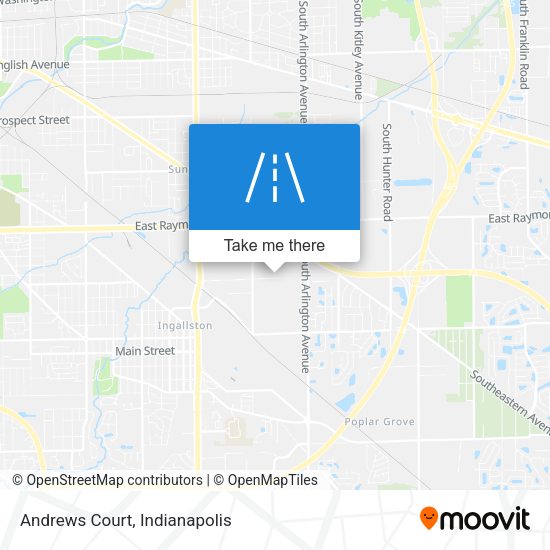 Mapa de Andrews Court
