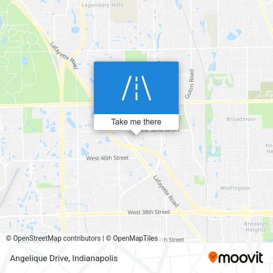 Angelique Drive map