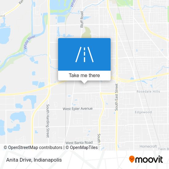 Anita Drive map