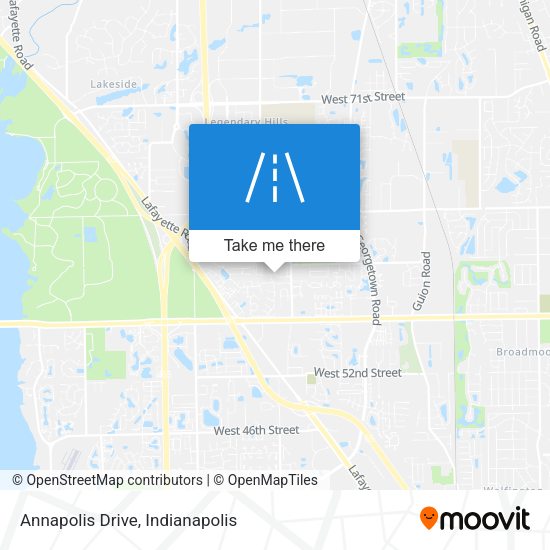 Annapolis Drive map