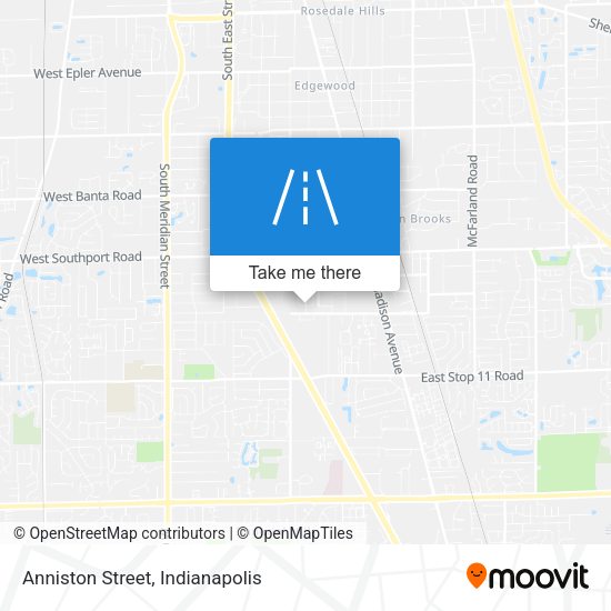 Anniston Street map