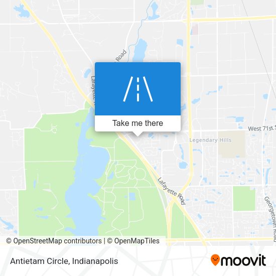 Antietam Circle map