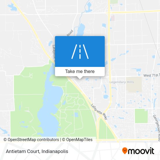 Mapa de Antietam Court