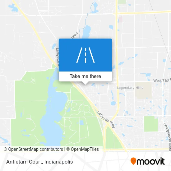 Mapa de Antietam Court