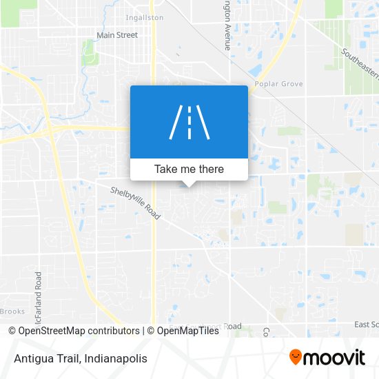 Mapa de Antigua Trail