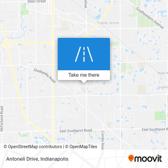 Mapa de Antoneli Drive