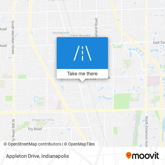 Appleton Drive map