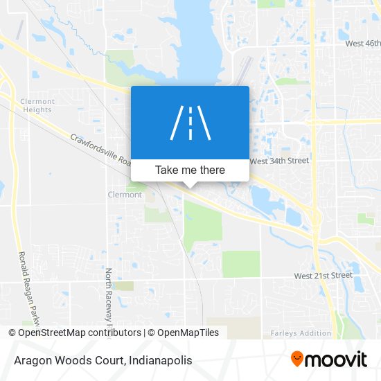 Aragon Woods Court map