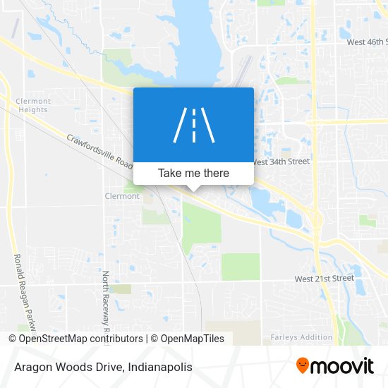 Aragon Woods Drive map