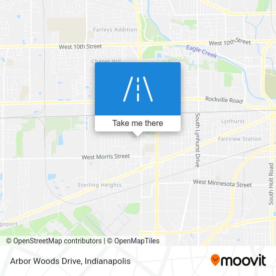 Arbor Woods Drive map