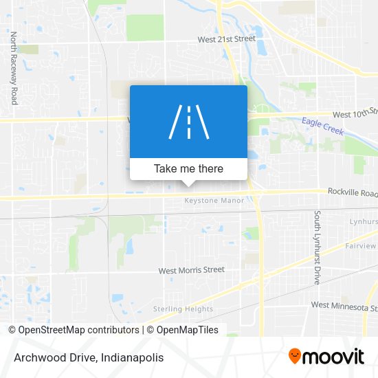 Archwood Drive map