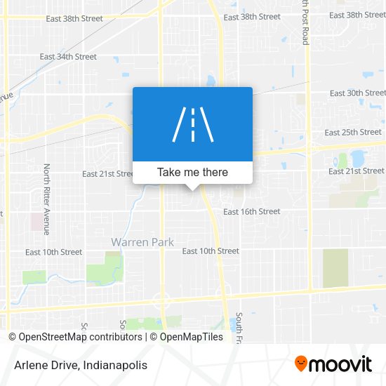 Mapa de Arlene Drive