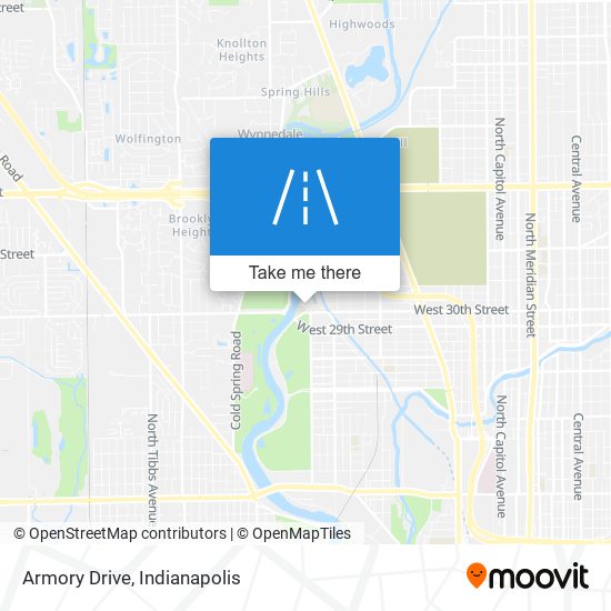 Armory Drive map