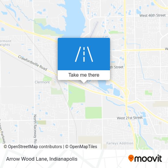 Arrow Wood Lane map