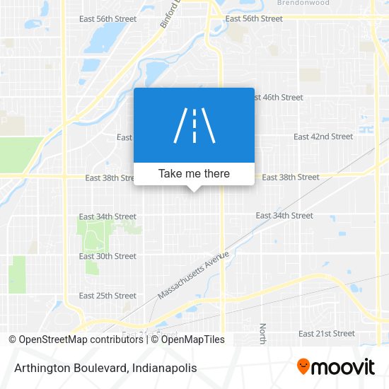 Mapa de Arthington Boulevard