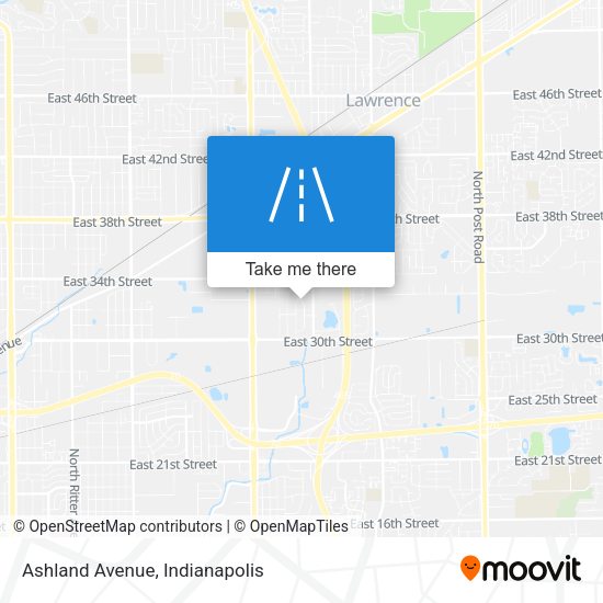 Ashland Avenue map
