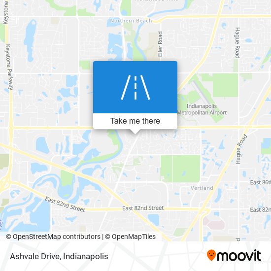 Ashvale Drive map