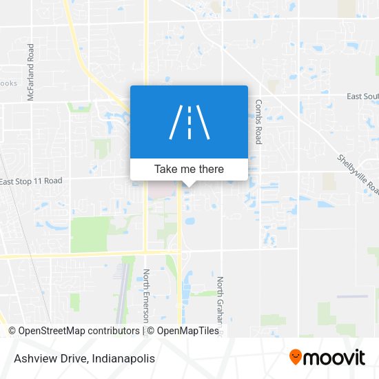 Ashview Drive map