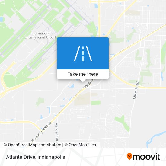 Atlanta Drive map